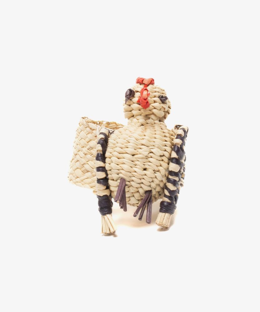 Servilletero Gallina - Blanco y Negro