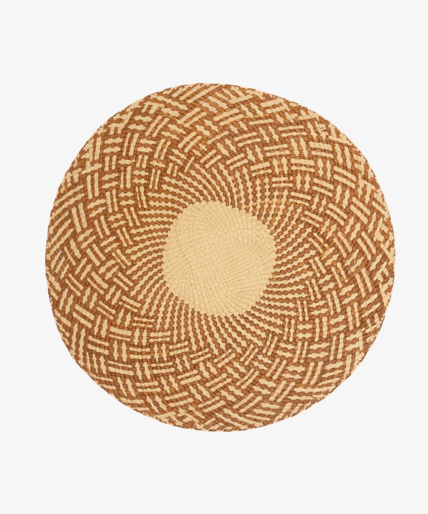 ROUND PLACEMATS - SET OF 6 - AFRICA CAMEL