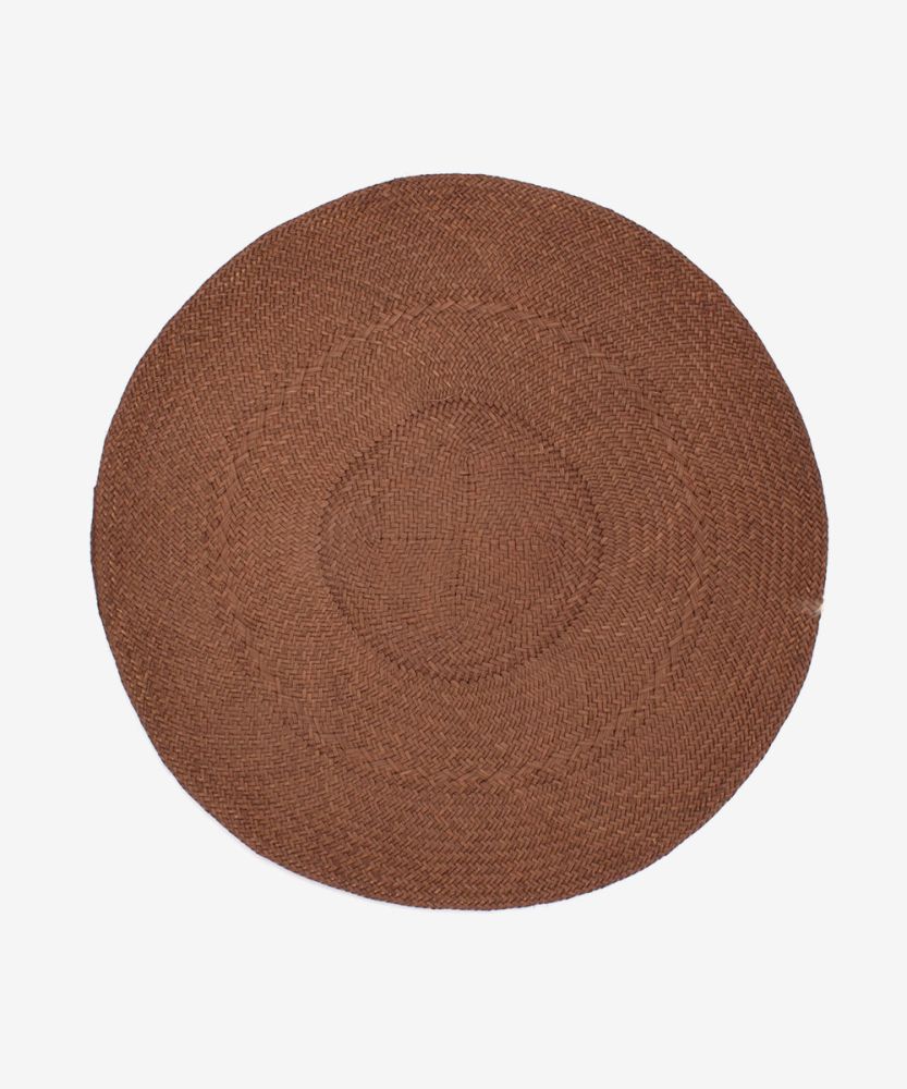 Round Placemat - 1 UNIT- BROWN