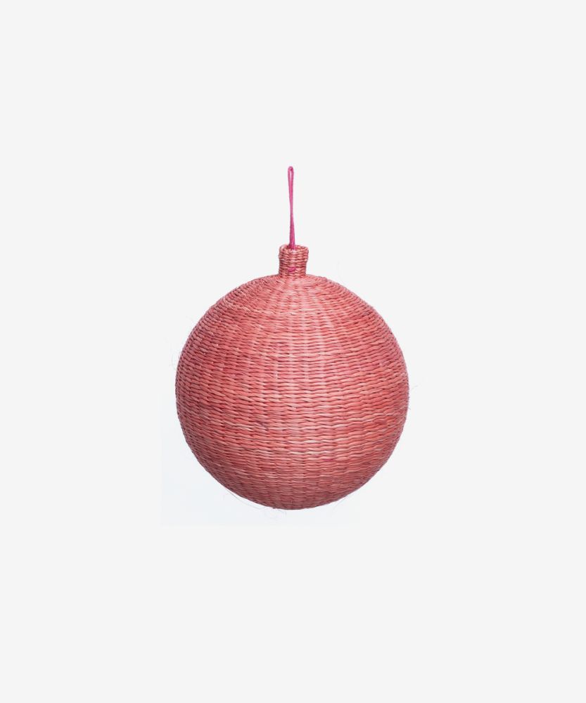 XMAS BALL 10 cm - 1 unit- PINK