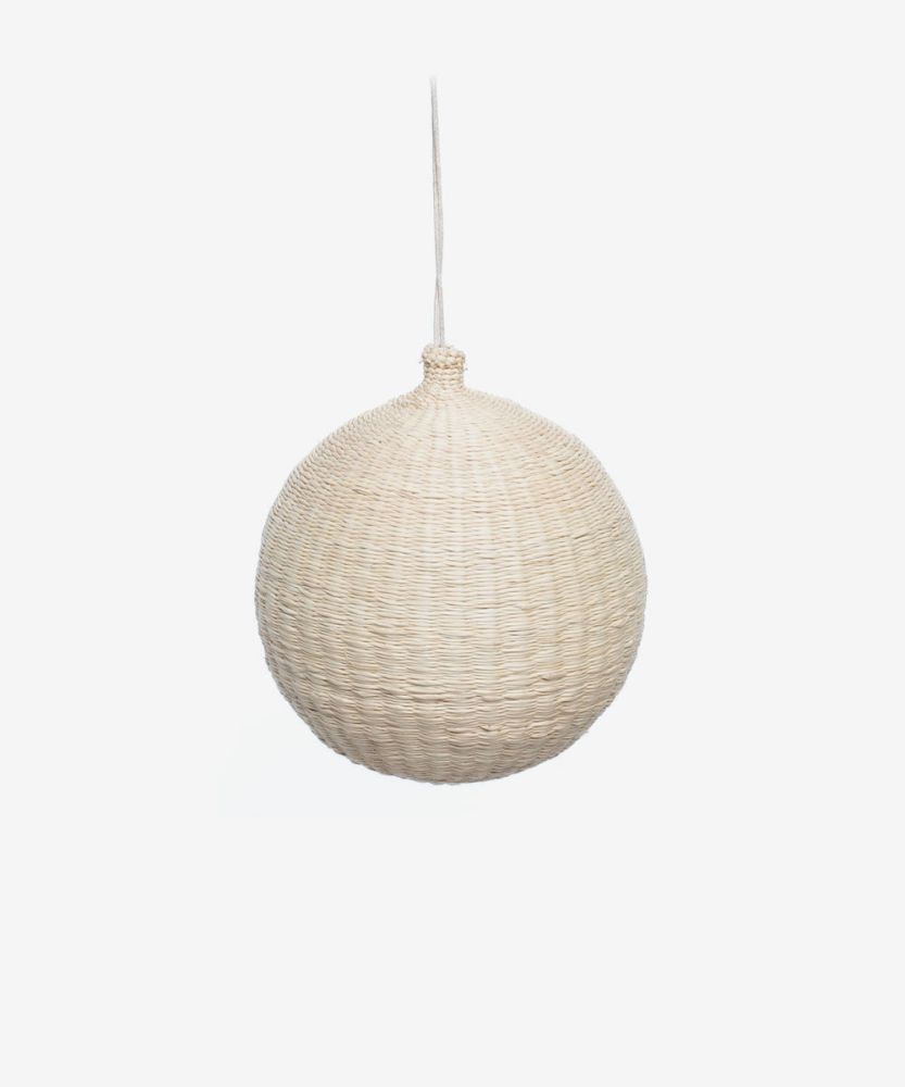 XMAS BALL 12 cm - 1 UNIT - WHITE