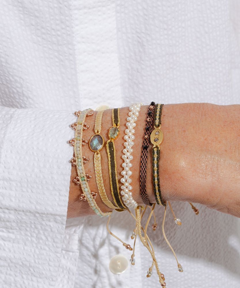 SET BRACELETS - GREEN AND YELLOW