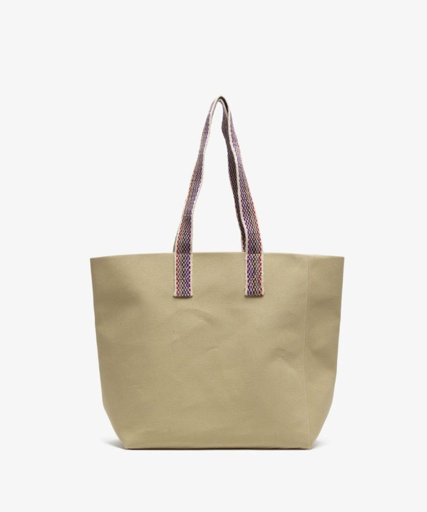 BOLSO CANVAS - KAKI - VERDE Y MARINO