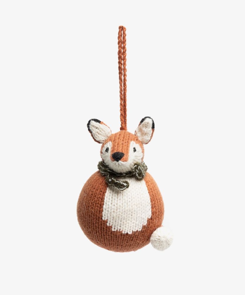 CHRISTMAS ORNAMENT - FOX WITH SCARF