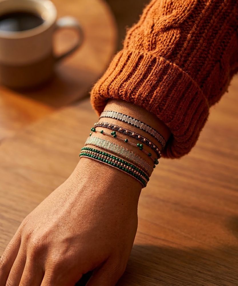 SET BRACELETS - GREEN