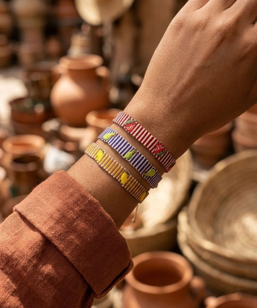 SET PULSERAS - FRUTAS