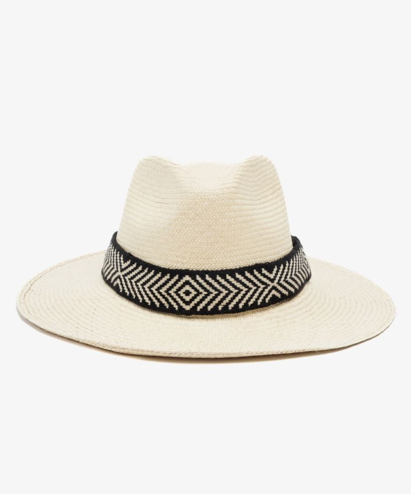 SOMBRERO PANAMA CON CINTA - BEIGE