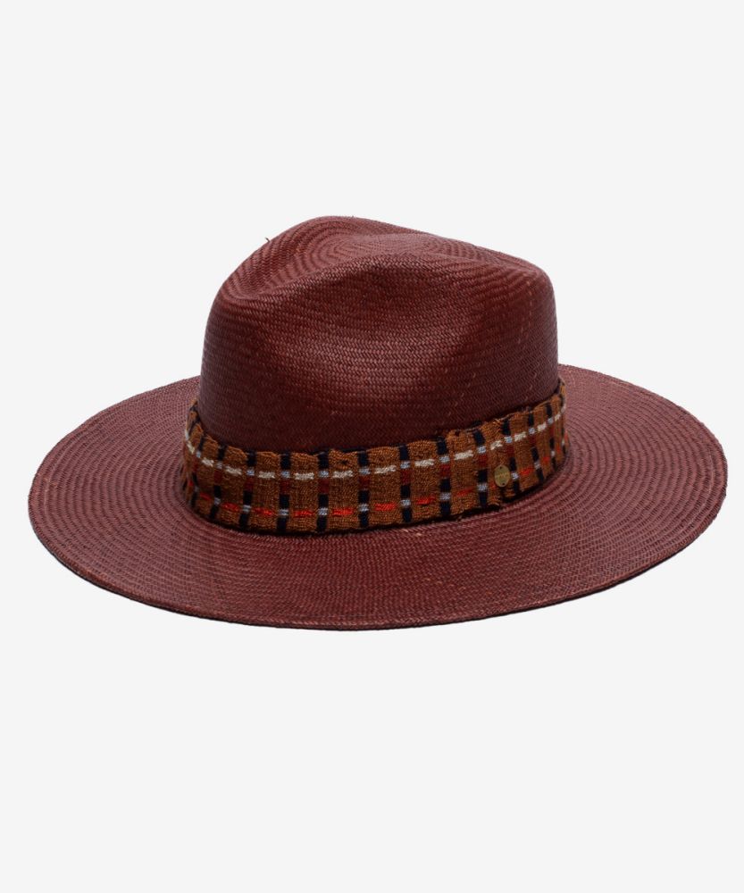 SOMBRERO PANAMA, EXTRA, CON CINTA - CAMEL
