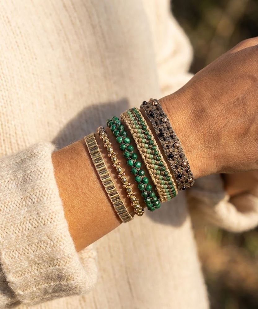 SET PULSERAS - VERDE