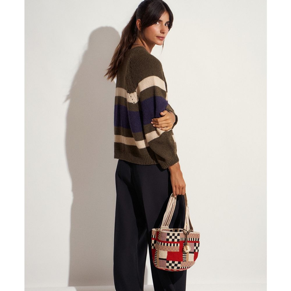 Noa 2 bolso - beige y naranja