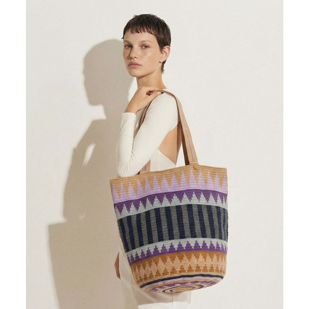 Tote Bag - HOROLOGIUM - TOAST & PURPLE