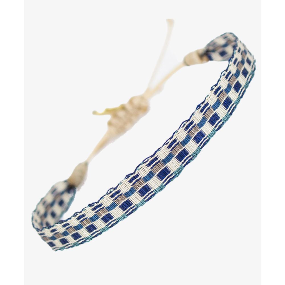 Bracelet Argantina 120 - BEIGE & NAVY BLUE