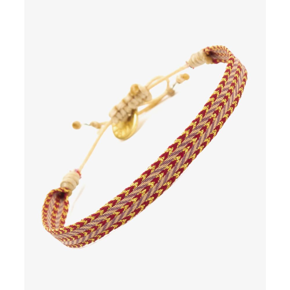 Bracelet Argantina 120 - BURGUNDY & YELLOW