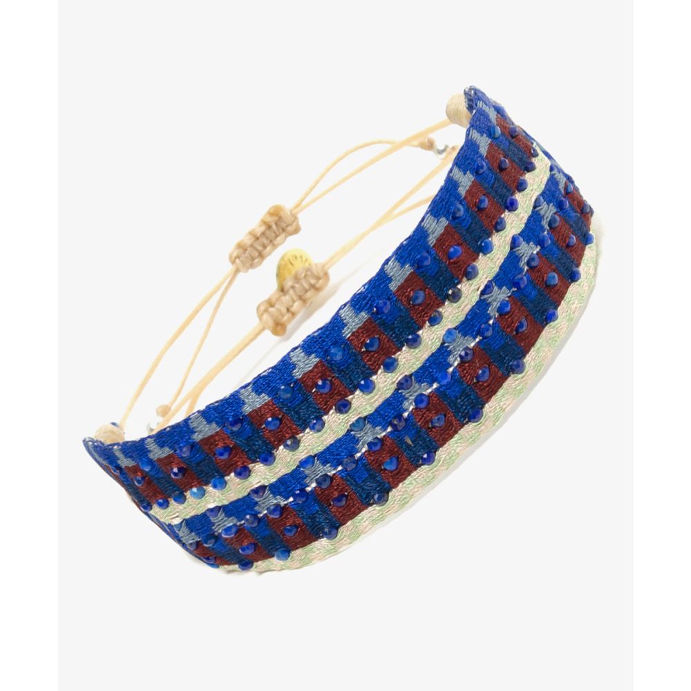 Pulsera ARGANTINA 2 cm especial - LAPISLAZULI