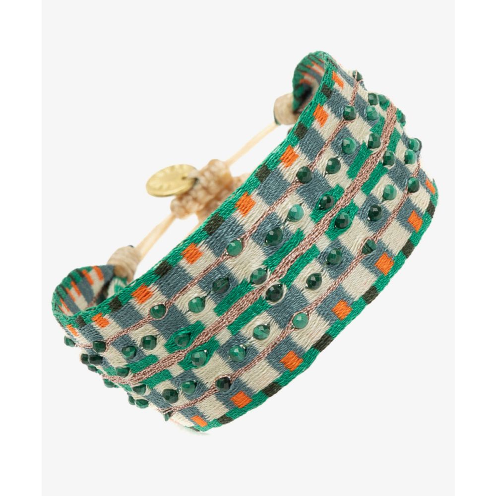 Pulsera ARGANTINA 2 cm especial - AMAZONITA