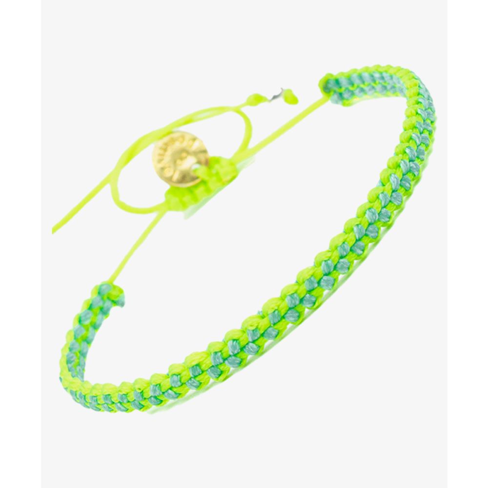 Earth bracelet - Gris & Verde fluor
