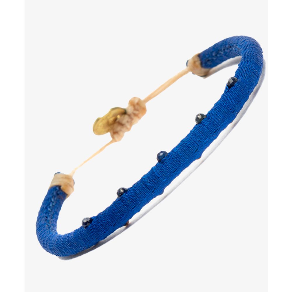 Pulsera ICM - LISO ENROLLADO CON PIEDRA 