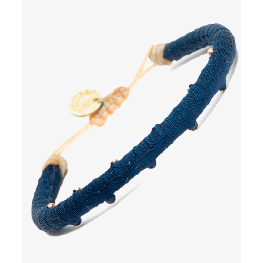 Bracelet 1CM- PLAIN WRAPPED WITH STONE