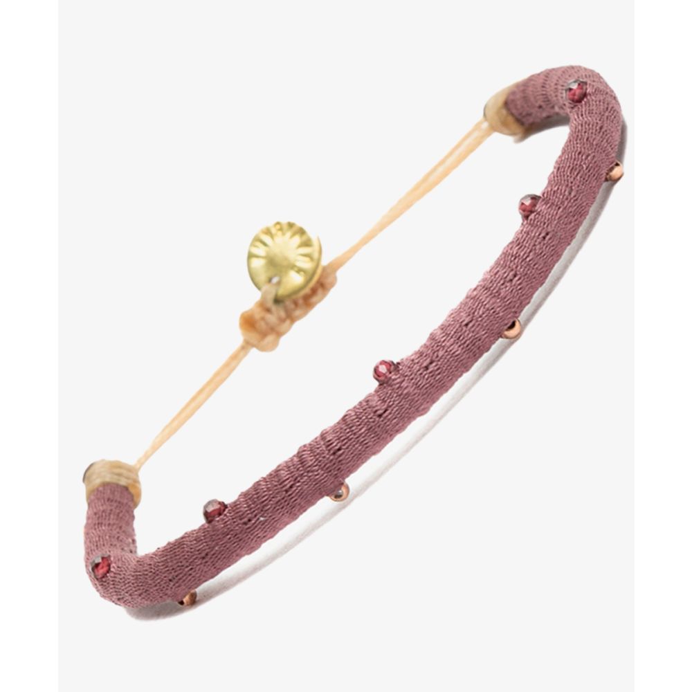 Pulsera ICM - LISO ENROLLADO CON PIEDRA 