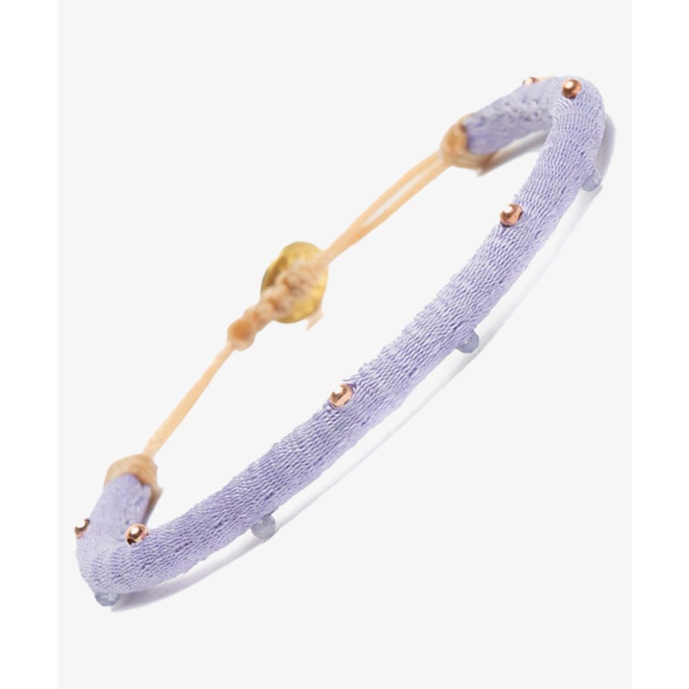 Pulsera ICM - LISO ENROLLADO CON PIEDRA 