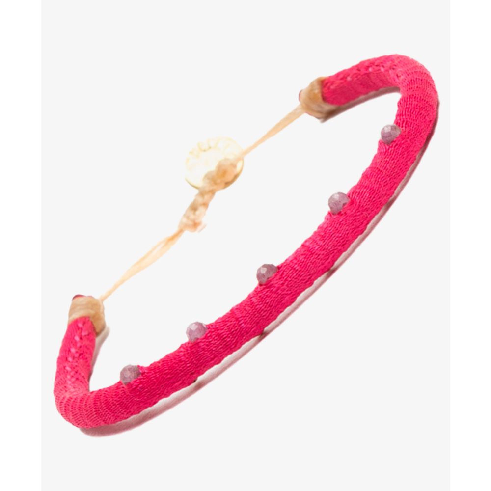 Bracelet 1CM- PLAIN WRAPPED WITH STONE