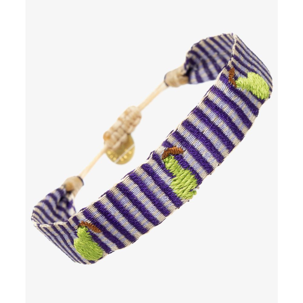 PULSERA BORDADA - PERA