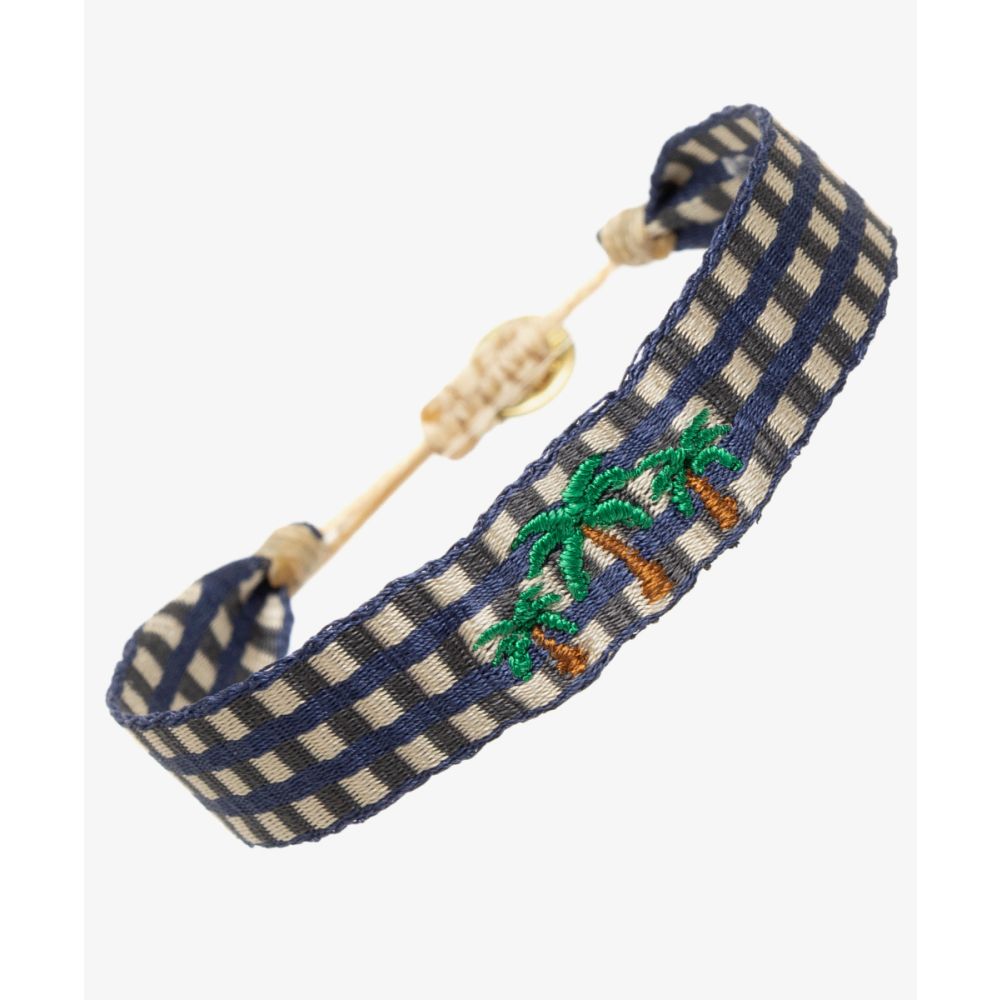 PULSERA BORDADA - PALMERAS