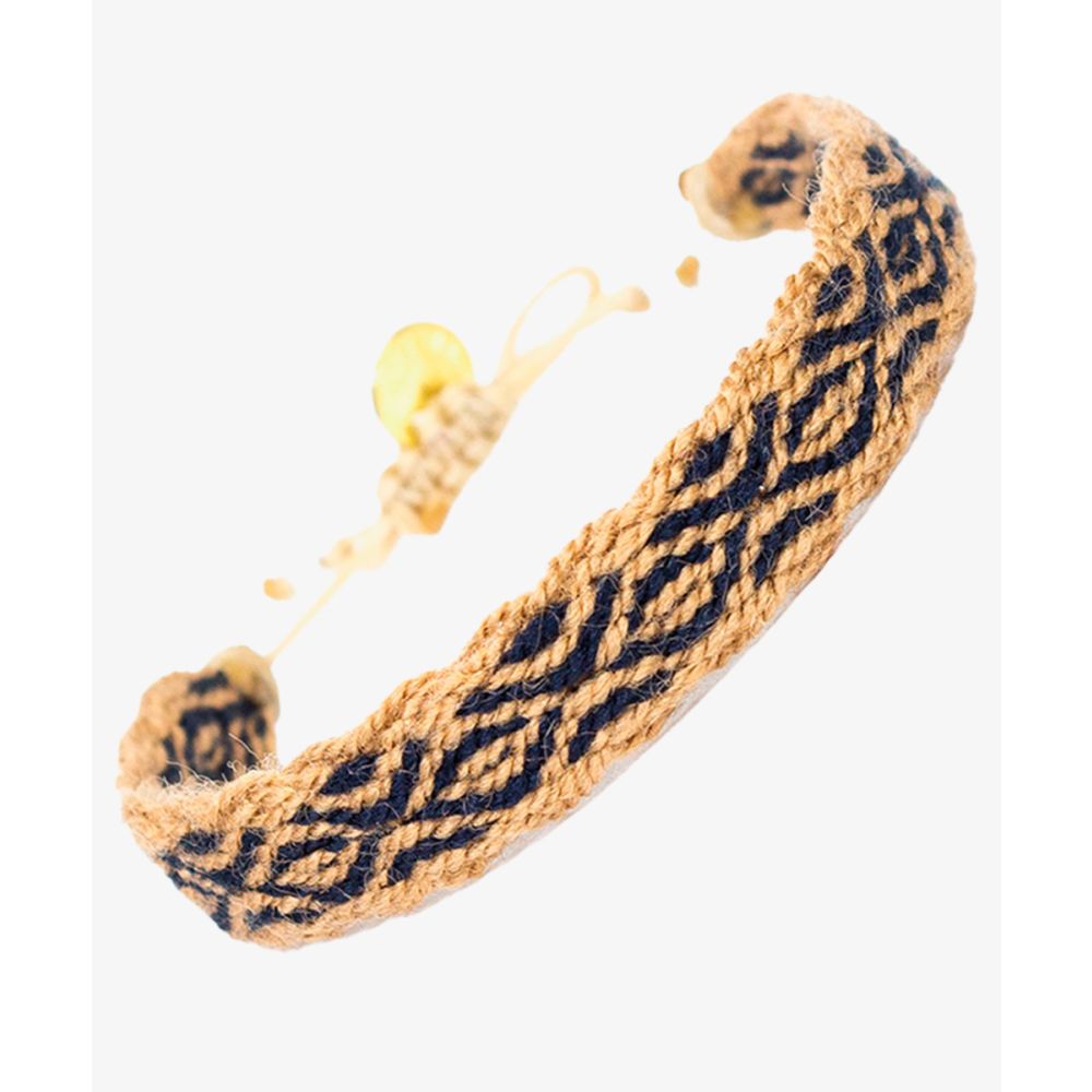 CAPTAIN Bracelet - Brown & Navy Blue