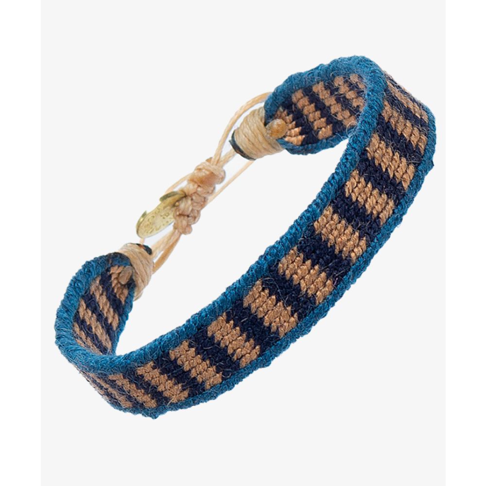 Pulsera CAPTAIN - Azul marino & Tostado