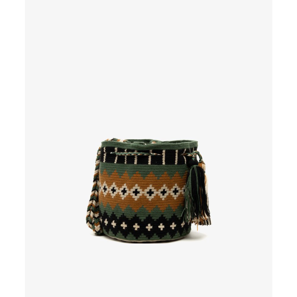 Crossbody Bag M - VALERIE - MUSTARD & GREEN