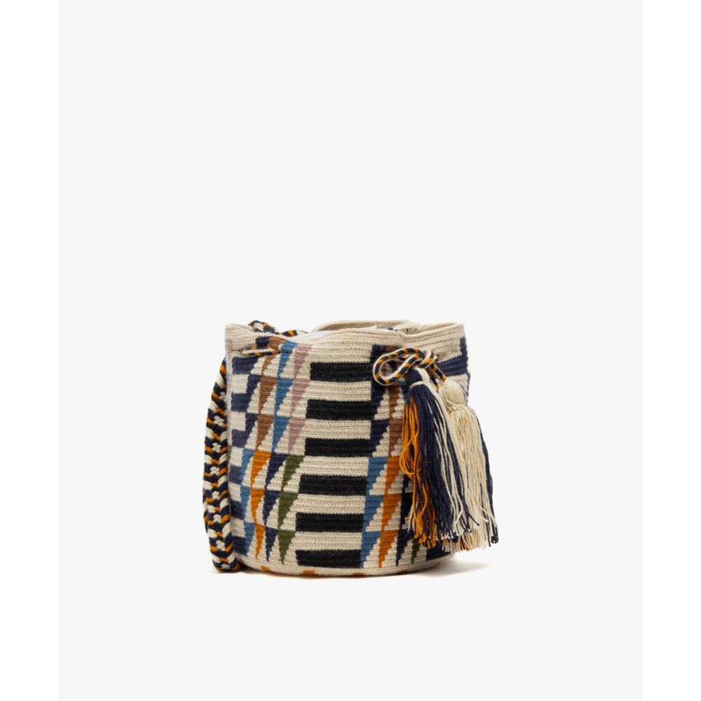 Crossbody Bag M -  CLEMENCE - YELOW & MULTICOLOR