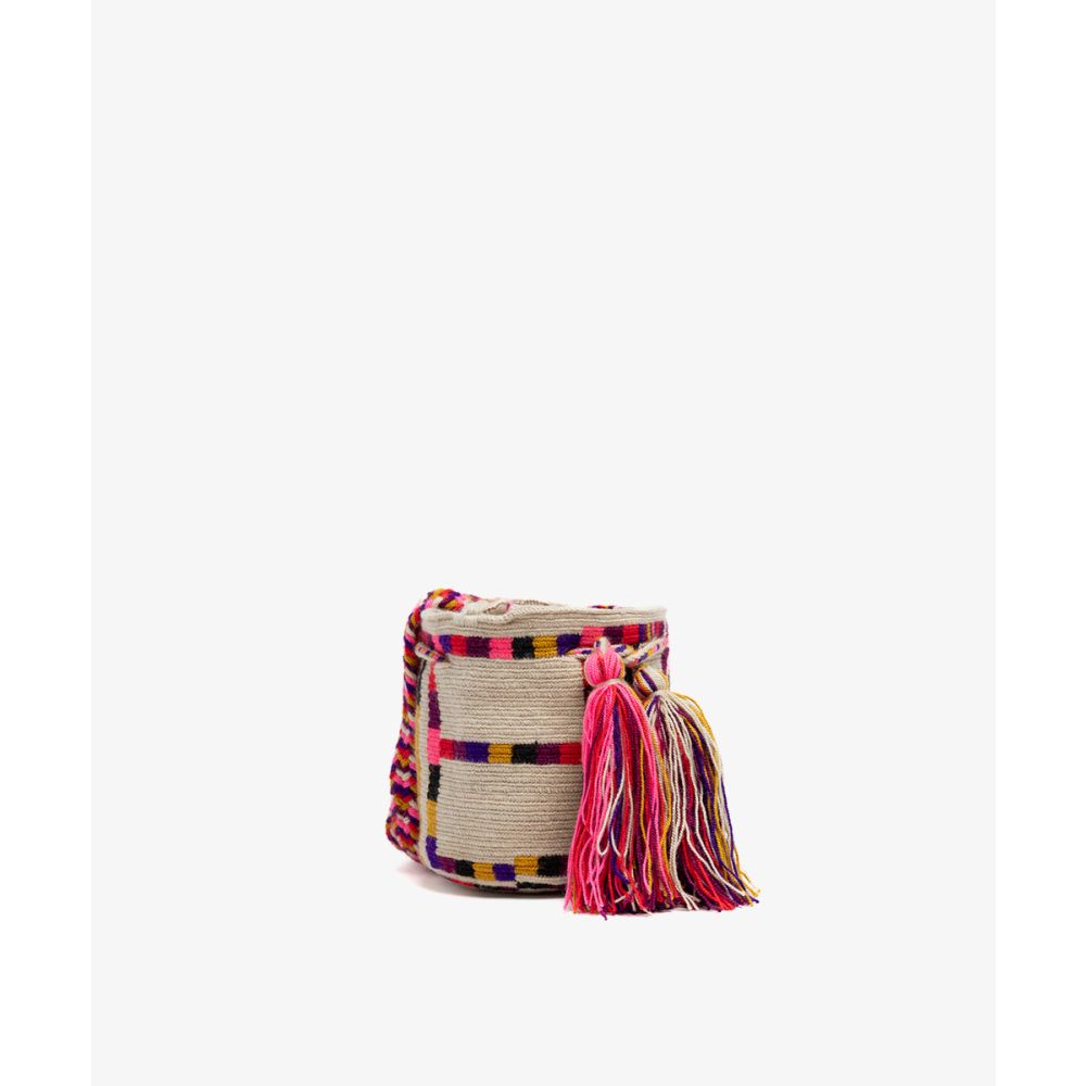 Extrasmall Wayuu Bag- CAPRICORNUS - BEIGE & MULTICOLOR