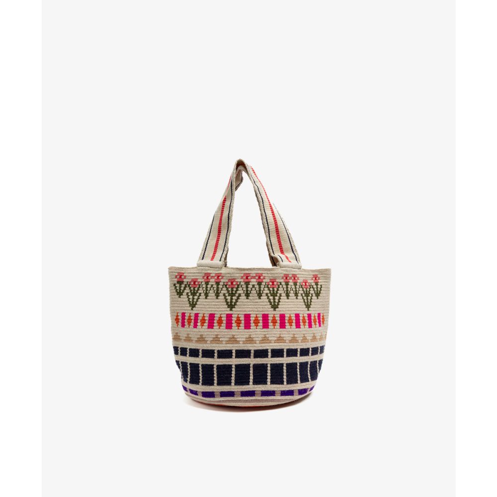 BOLSO Noa 2 - DRAGON - BEIGE Y MARINO