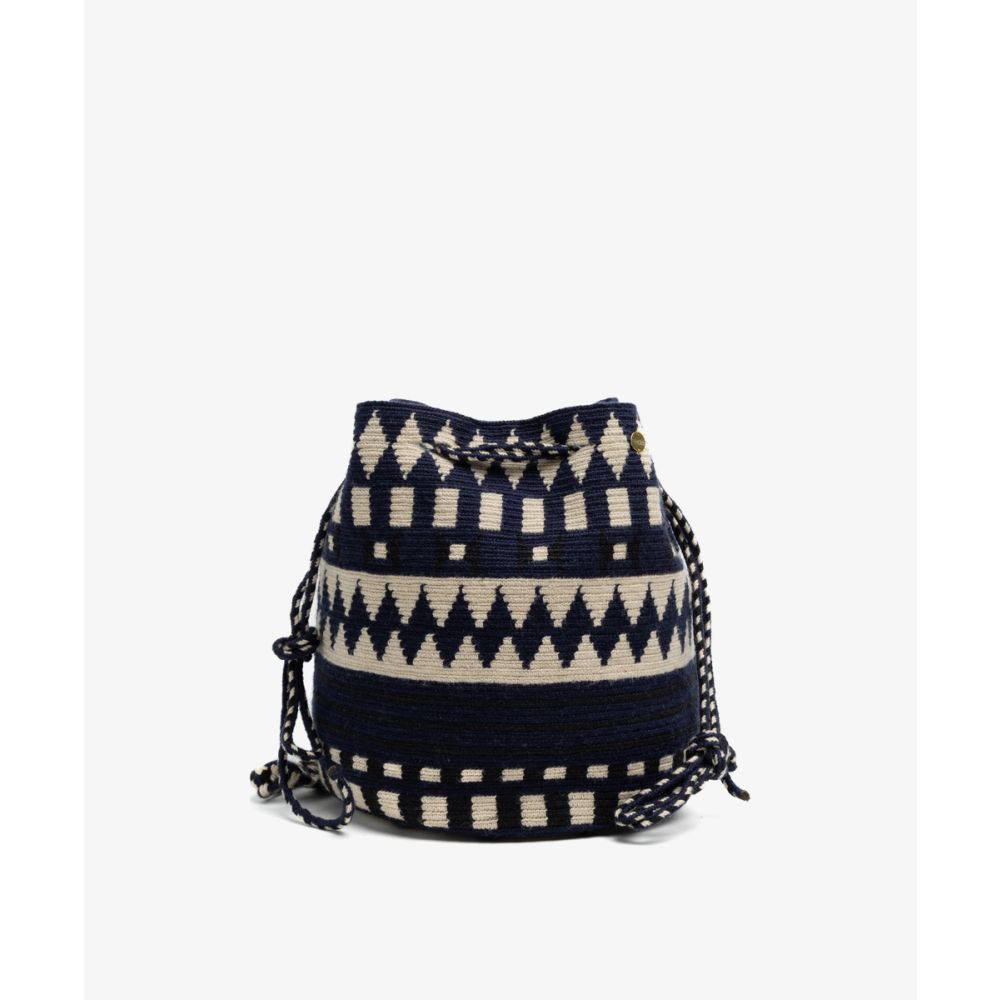 MITRA bag - ARA - NAVY BLUE & BEIGE
