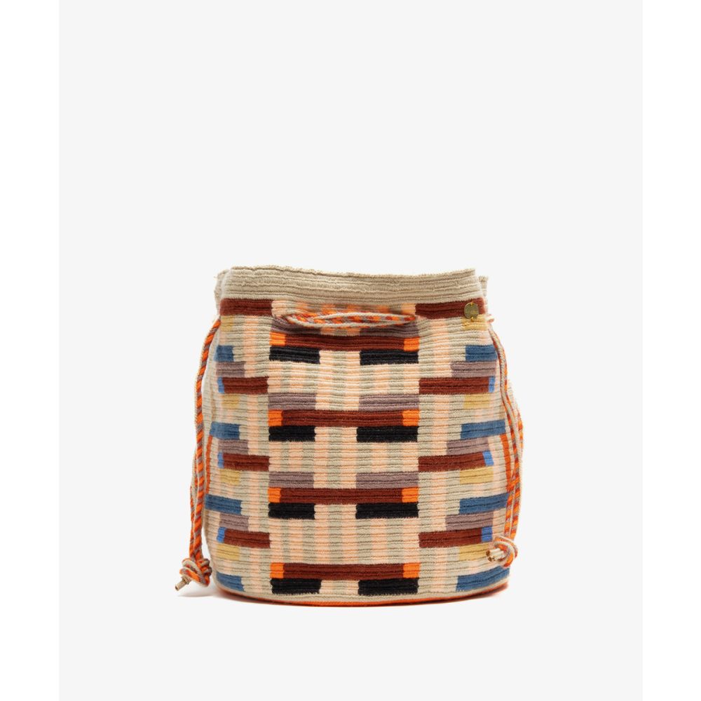 BOLSO MITRA - CHAMALEON - ROSA CLARO Y TOSTADO