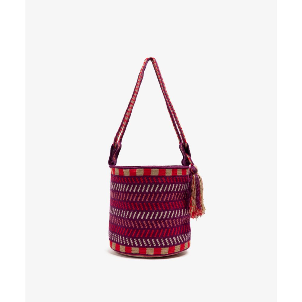 Bolso Camberra - SOPHIA - Fucsia y coral