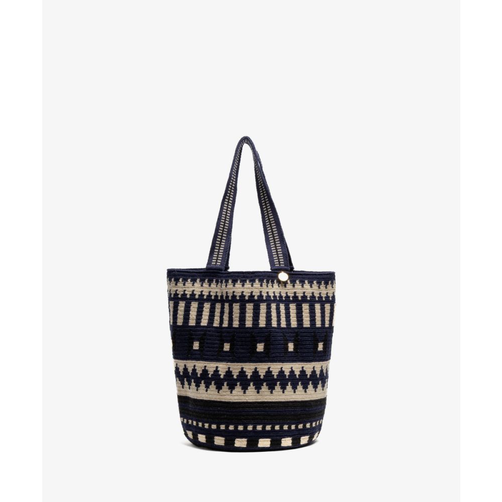 BOLSO CALA - ARA - MARINO Y BEIGE