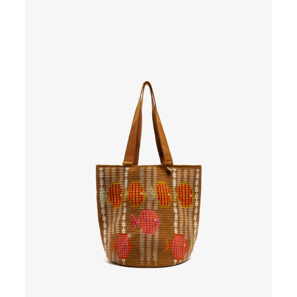 CALA BAG - CEPHEUS - CAMEL & PINK