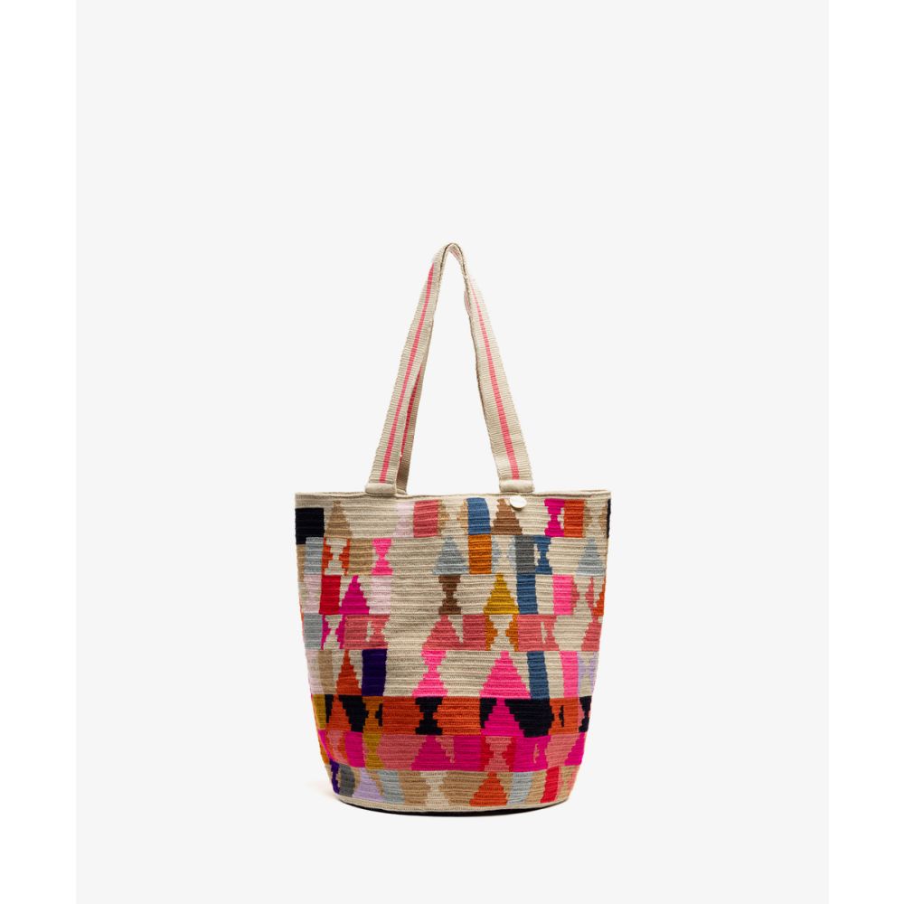 BOLSO CALA - HARE - FUCSIA Y MULTICOLOR