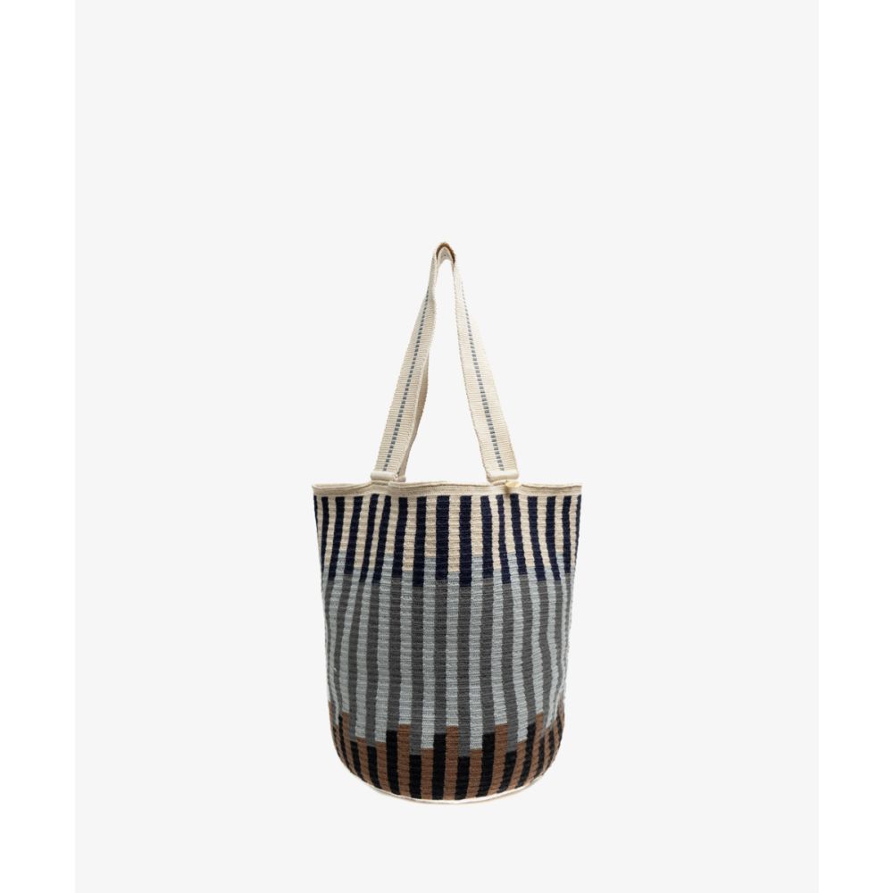 BOLSO CALA - LYNX - MARRÓN Y GRIS