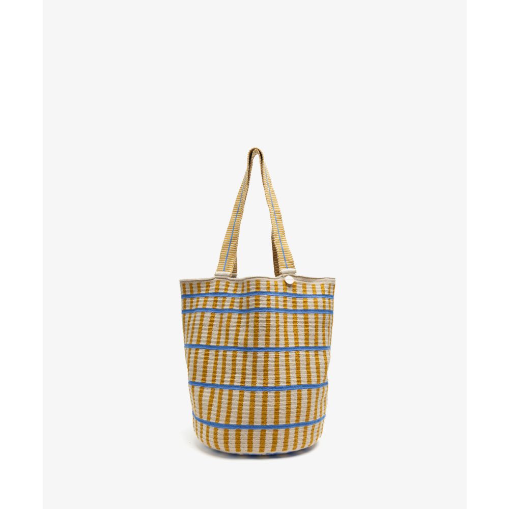 BOLSO CALA - PEACOCK- MOSTAZA Y AZUL