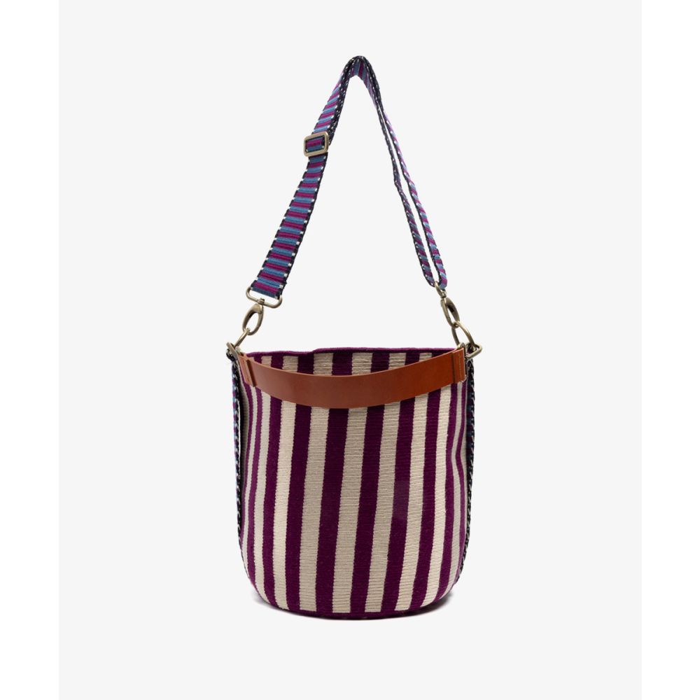 BOLSO SOFÍA - LILY - BEIGE & BURDEOS
