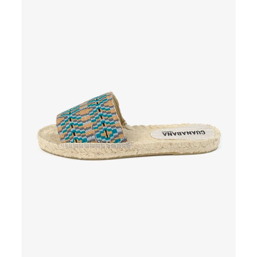 ALPARGATA MULE - PHOENIX - VERDE & TOSTADO