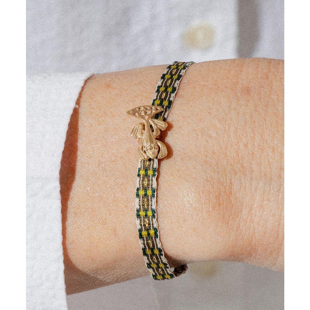 PULSERA CON CHARM - RANA TAIRONA