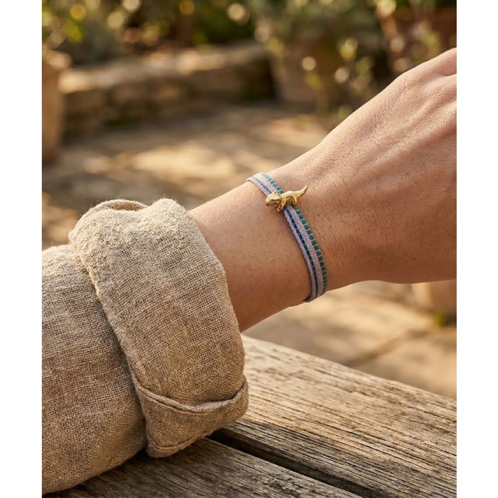 PULSERA CON CHARM - JAGUAR SINU