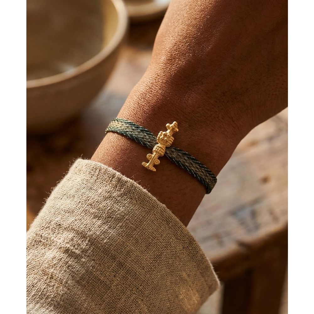 PULSERA CON CHARM - INSECTO QUIMBAYA