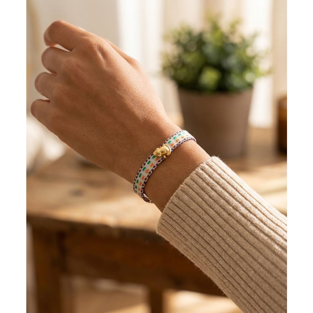 PULSERA CON CHARM - RANA TAIRONA