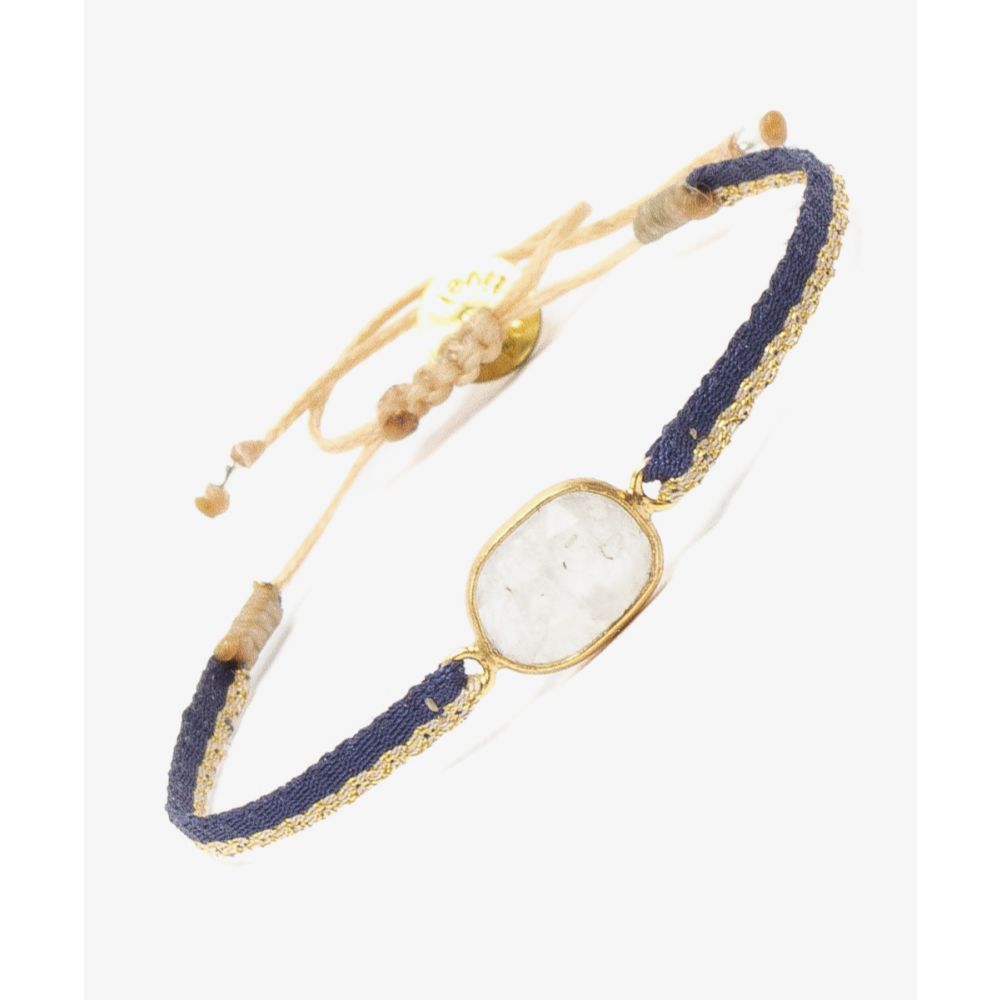 Argantina OXFORD - GOLS AND BLUE WITH SEMIPRECIOUS STONE