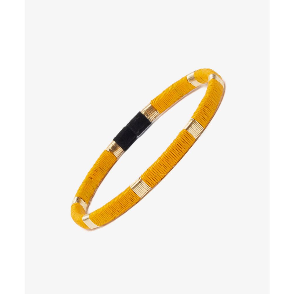Werregue Color Bracelet, 5 mm - YELLOW & GOLDEN