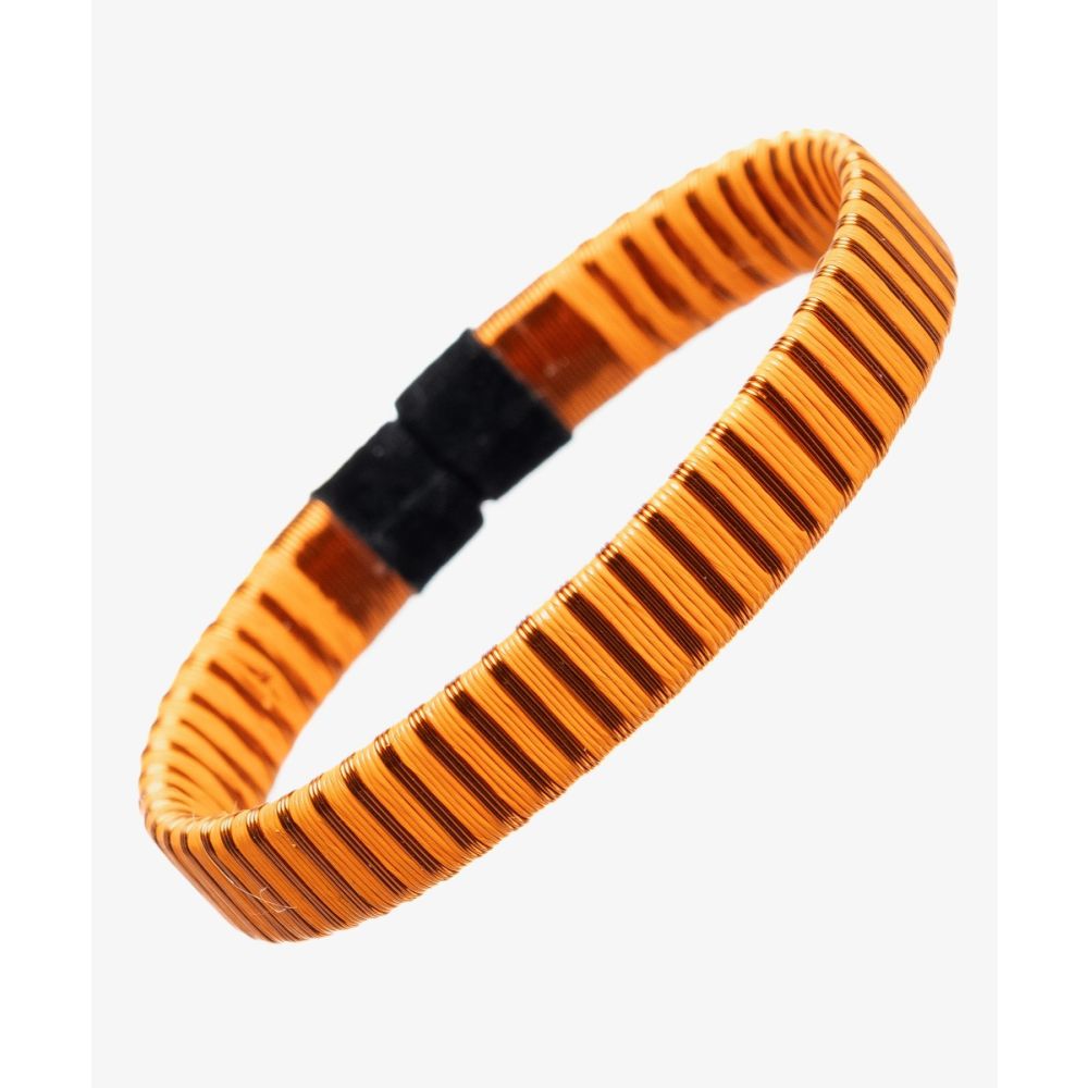 Werregue Color Bracelet, 1 cm, Unit ORANGE AND COPPER